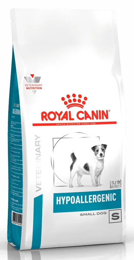 Ração Royal Canin Veterinary Diet Hypoallergenic Small Dog - 2Kg