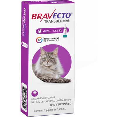 Cia dos Bichos - Antipulgas MSD Bravecto Transdermal para Gatos de