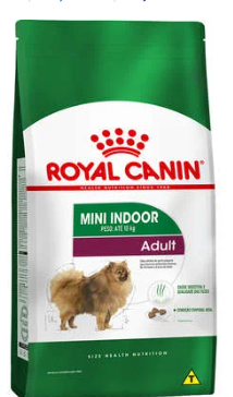 Royal Canin Mini Indoor Adult para Cães Adultos de Raças Pequenas 1kg