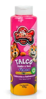 Talco CatDog - Banho a Seco para Fêmeas 100g