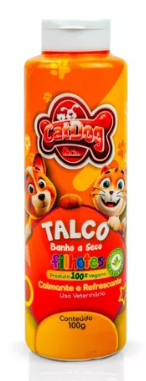 Talco CatDog - Banho a Seco para Filhotes 100g