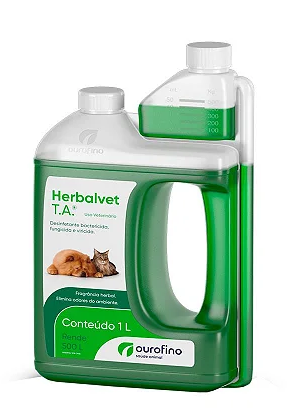 Herbalvet T.A. Ourofino Desinfetante 1 Litro + Borrifador