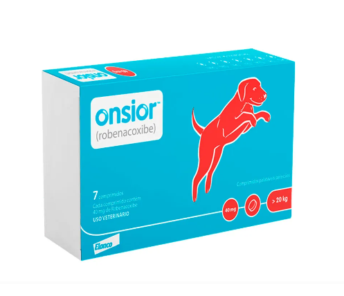 Onsior 40mg Anti-inflamatório para Cães 7 comprimidos