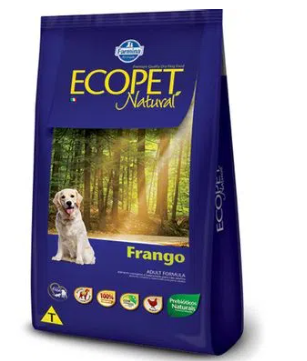 Ração Ecopet Natural Cães Adultos Frango 15 kg