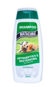 Shampoo Antisséptico Matacura para Cães e Gatos 200ml