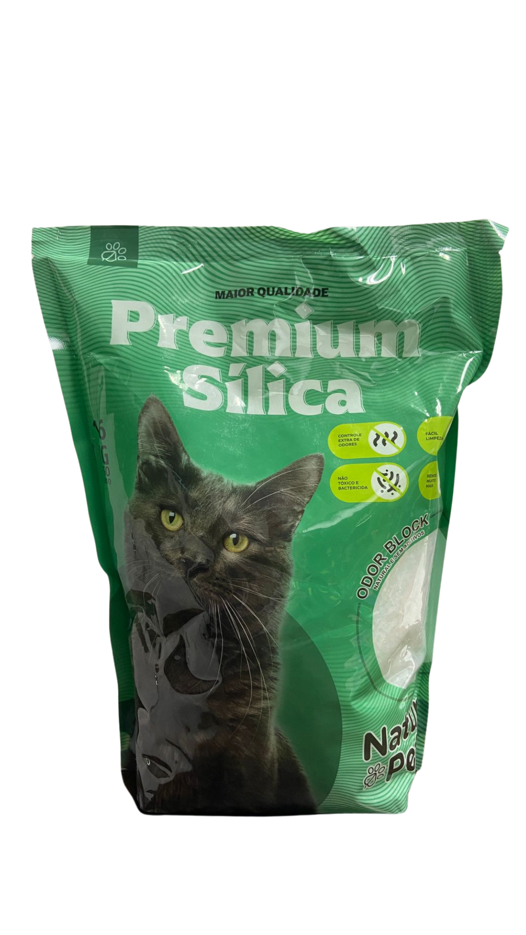 Areia Premium Sílica Natur Pets 1,6kg