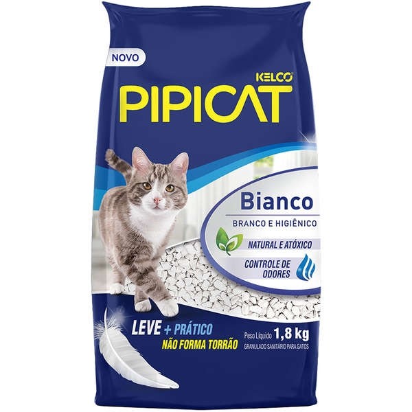 Kelco Pipicat Bianco Granulado Sanitário - 1,8kg