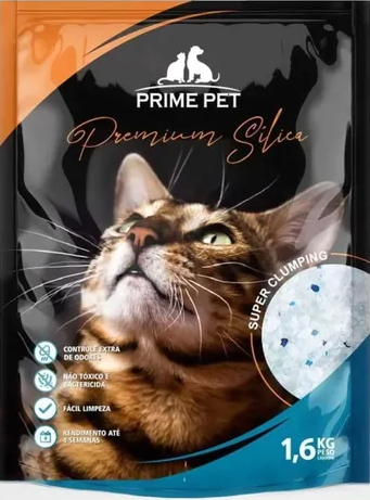 Areia Prime Pet Premium Sílica - 1,6kg