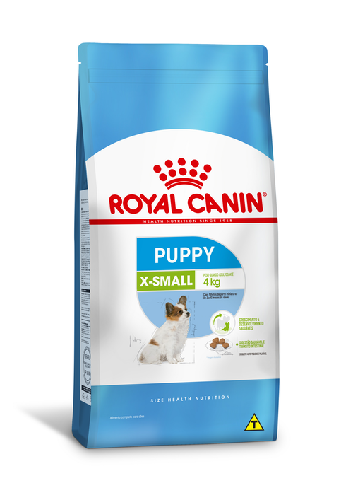 Royal Canin Ração X-Small Puppy para Cães Filhotes de Raças Pequenas - 2,5kg