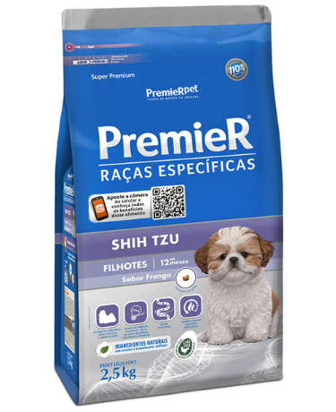 PremieR Ração Raças Específicas Shih Tzu para Cães Filhotes - 2,5kg