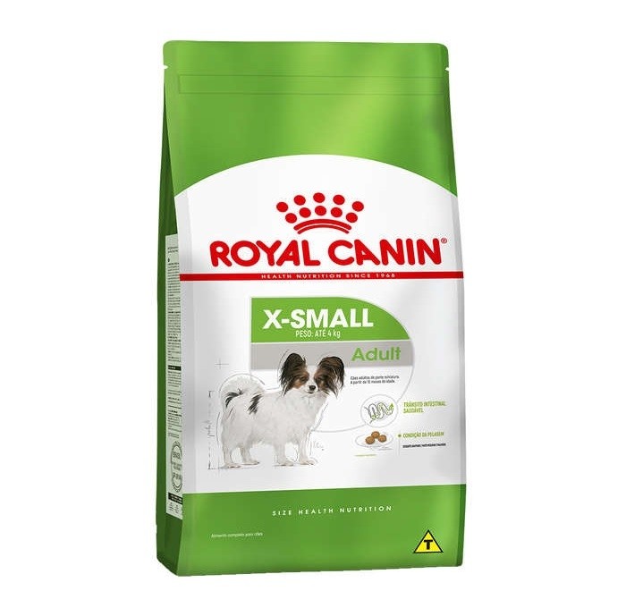 Royal Canin Ração X-Small para Cães Adultos de Raças Pequenas - 2,5kg