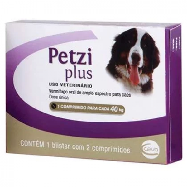 Petzi Plus Ceva para Cães de 40 kg