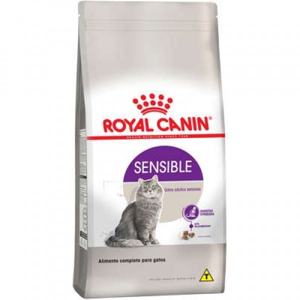 Ração Royal Canin Sensible para Gatos Adultos Sensíveis - 7,5kg