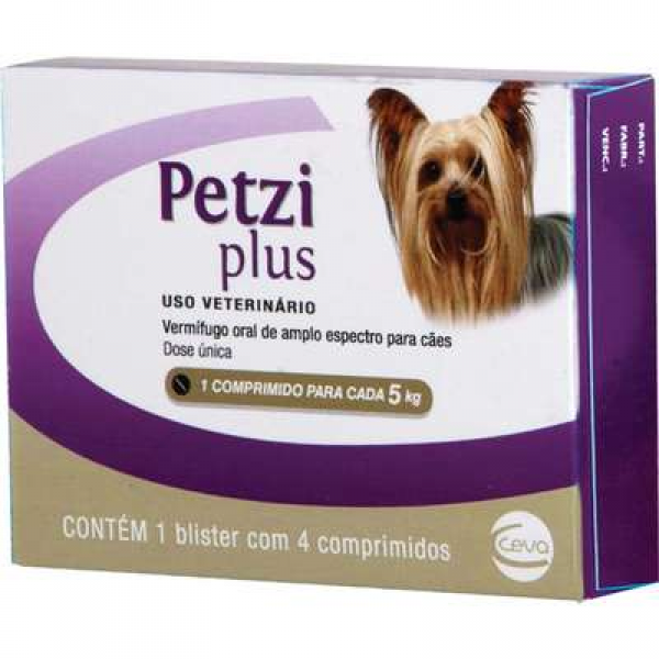 Petzi Plus Ceva para Cães até 5kg