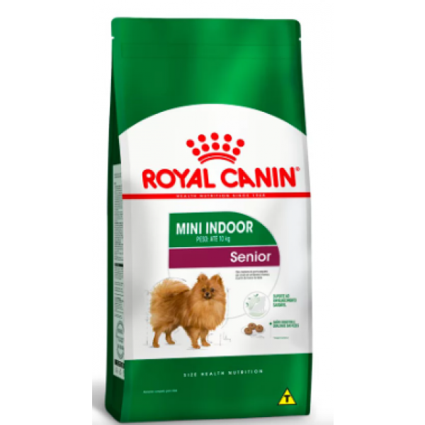 Royal Canin Mini Indoor para Cães Senior de Porte Pequeno 2,5kg