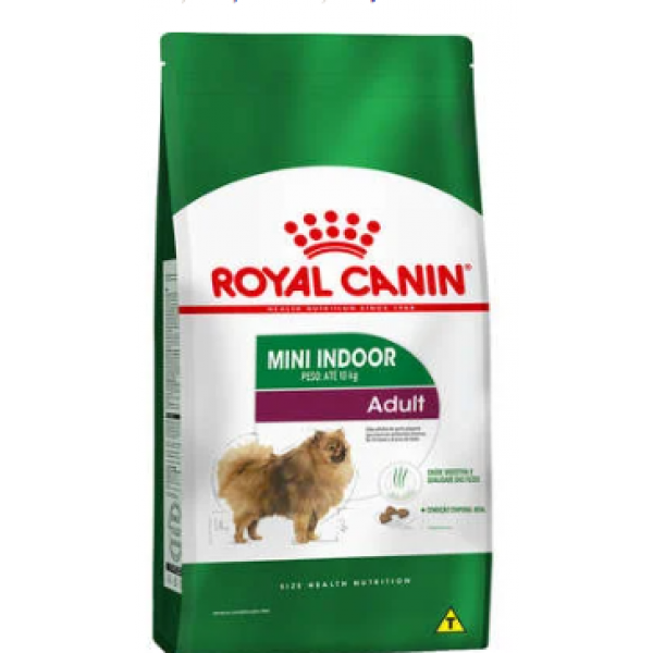 Royal Canin Mini Indoor Adult para Cães Adultos de Raças Pequenas 1kg