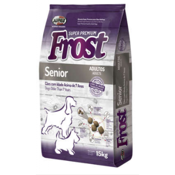 Ração Frost Adult Sênior Cães Adultos  15kg
