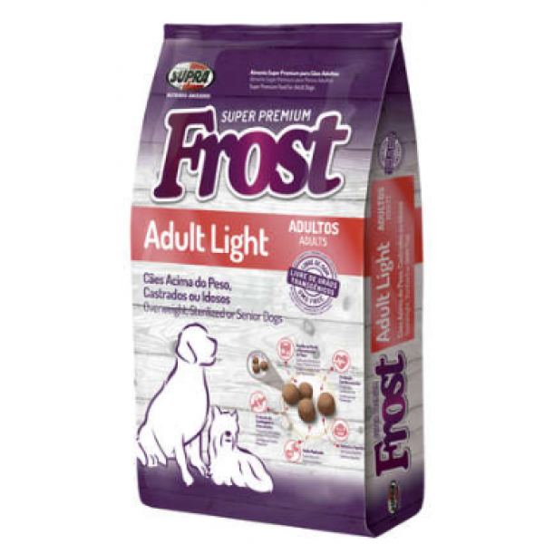 Ração Frost Adult Light Cães Adultos Acima do Peso, Idosos e Castrados - 15Kg