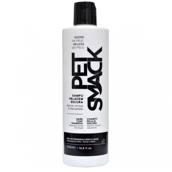 Shampoo Pet Smack Pelagem Escura para Cães e Gatos- 500ml
