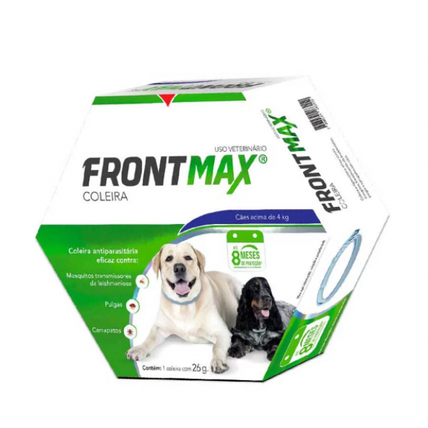 Frontmax Coleira Antiparasitária para Cães +4kg