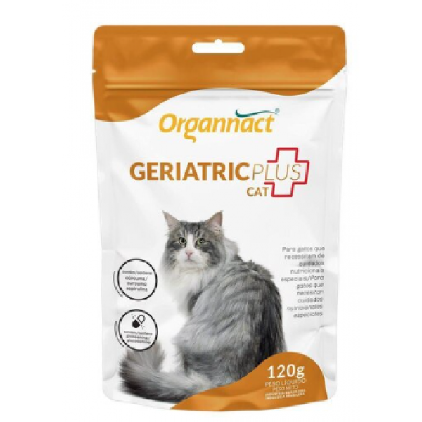 Suplemento Alimentar Organnact Geriatric Plus Cat - 120 g