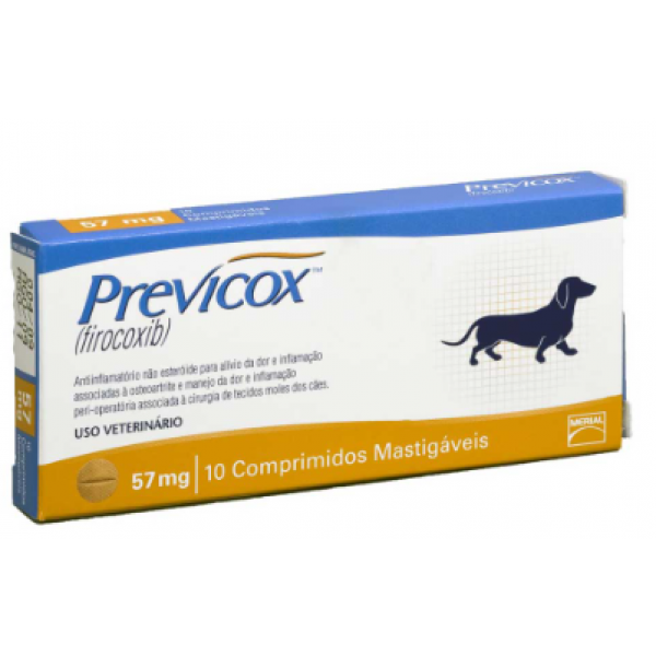 Previcox 57mg Merial 10 comprimidos