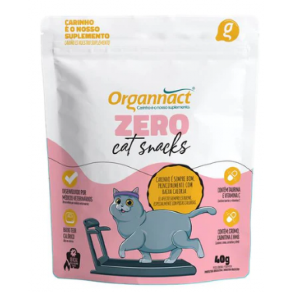 Suplemento Organnact Zero Cat Snacks para Gatos 40g