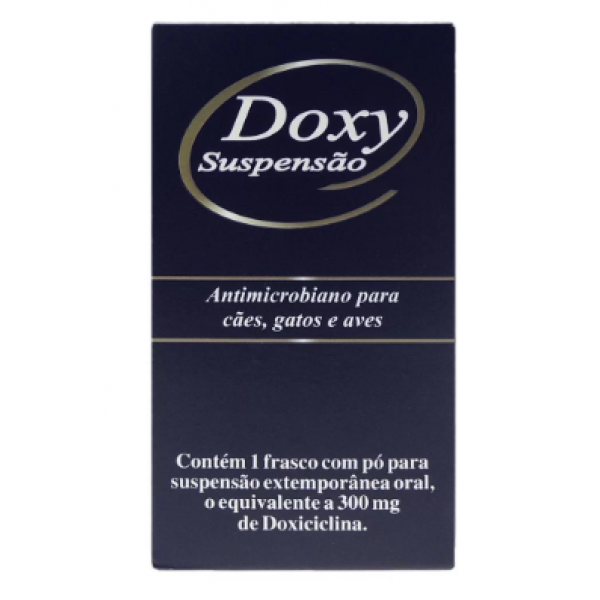 Doxy Suspensão Cepav 300mg Antibiótico para Cães e Gatos