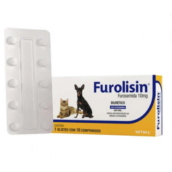  Furolisin Diurético 10 mg - 10 comprimidos 