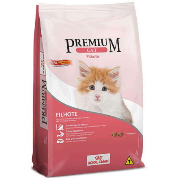 Ração Royal Canin Cat Premium Kitten Gatos Filhotes 10,1kg