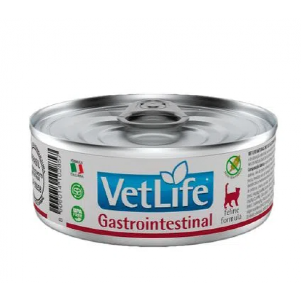 Ração Úmida Para Gato Gastrointestinal Vetlife Farmina 85 g