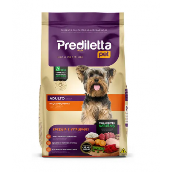 Ração Prediletta Pet Alimento para Cachorro Adultos de Pequeno Porte 2,5kg