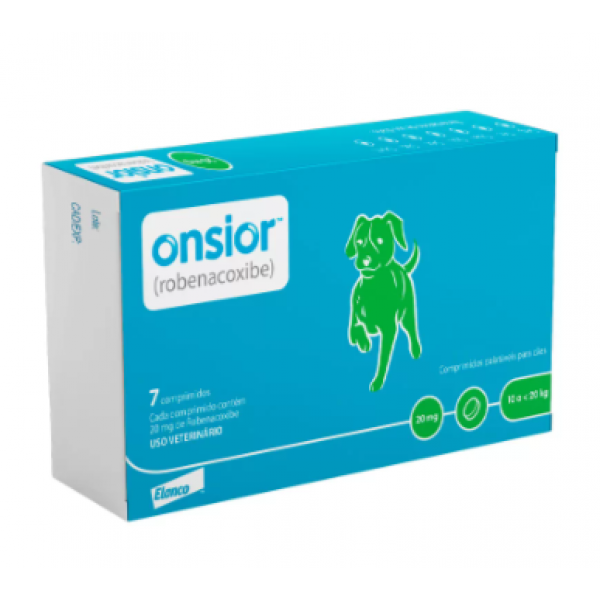 Onsior 20mg Anti-inflamatório para Cães 7 comprimidos