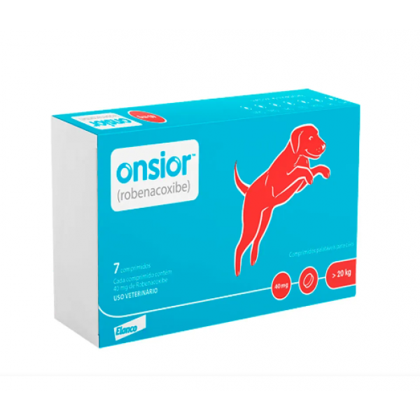 Onsior 40mg Anti-inflamatório para Cães 7 comprimidos