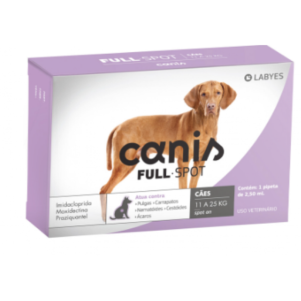 Antiparasitário Labyes Canis Fullspot para Cães de 11 a 25 kg