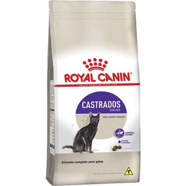 Royal Canin Ração Sterilised para Gatos Adultos Castrados - 4kg