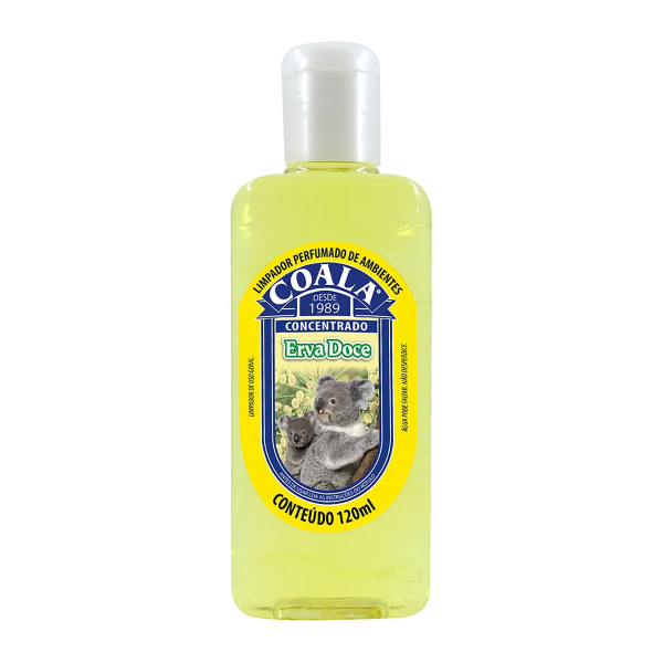 Coala Essências - Limpador Perfumado de Ambientes Erva Doce 120 ml