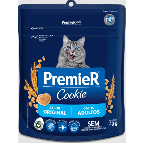 PremieR Cookie para Gatos Adultos - 40g