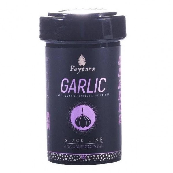 Ração Para Peixes Poytara Garlic 35G Black Line