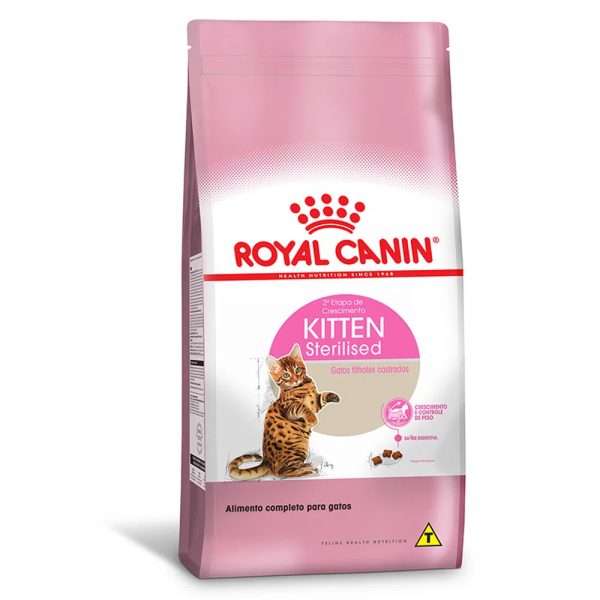 Royal Canin Ração Kitten Sterilised para Gatos Filhotes Castrados - 4kg
