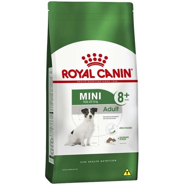 Royal Canin Mini Adult 8+ para Cães Adultos de Raças Pequenas - 1kg