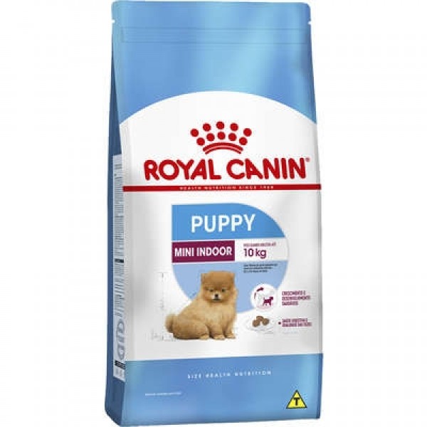 Ração Royal Canin Mini Indoor Puppy para Cães Filhotes - 7,5kg