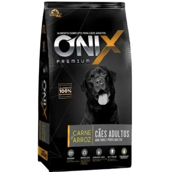 Onix Premium Ração para Cães Sabor Carne e Arroz