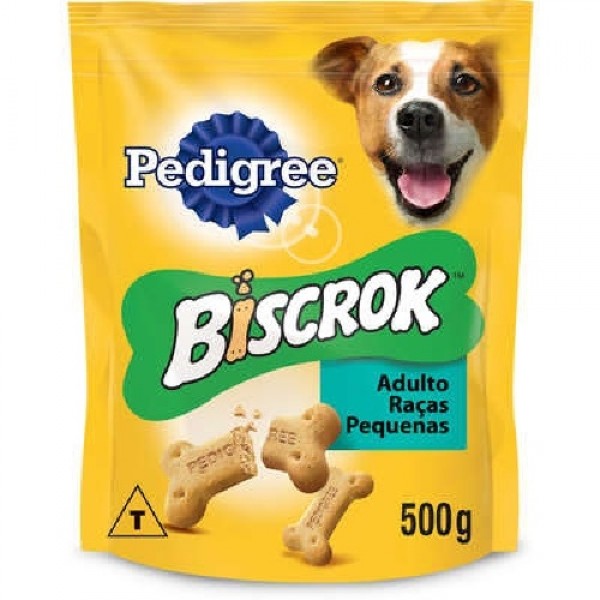 Biscoito Pedigree Biscrok para Cães Adultos de Raças Pequenas - 500g