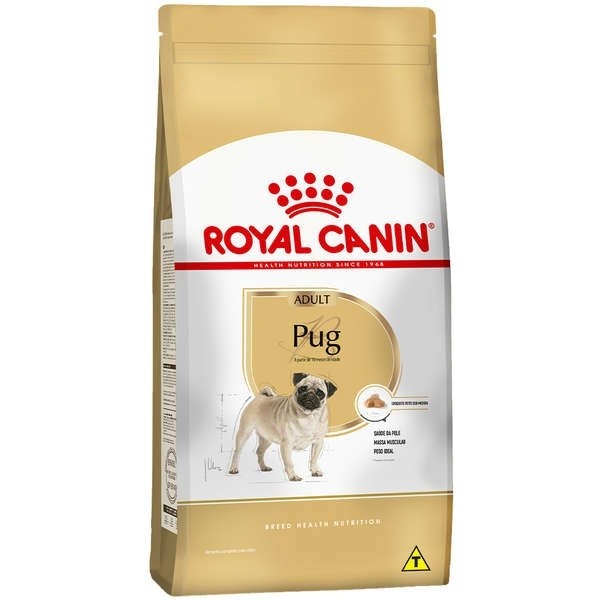 Royal Canin Ração para Cães Adultos da Raça Pug - 2,5kg