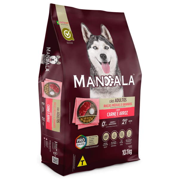 Mandala Premium Selection Nutrição completa para cães adultos de raças médias e grandes -10Kg
