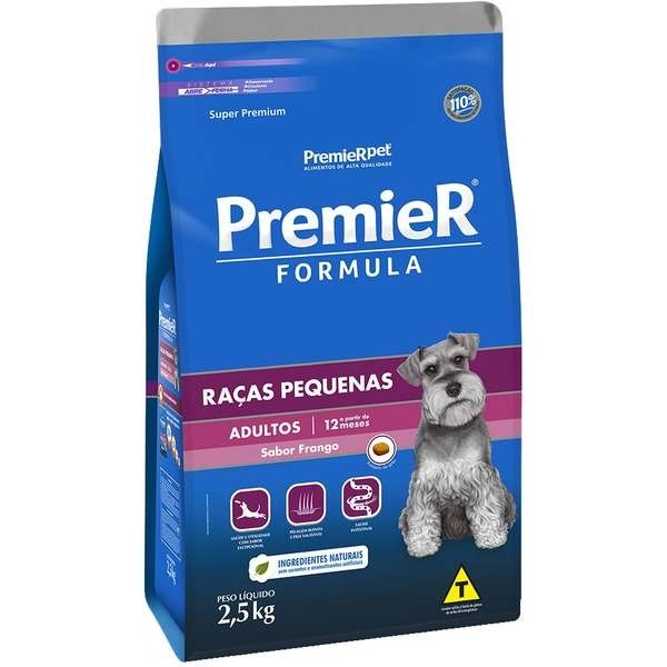 Ração Premier Formula Cães Adultos Raças Pequenas Frango - 2.5kg