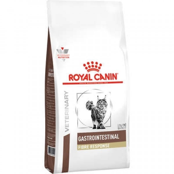 Ração Royal Canin Feline Veterinary Diet Gastro Intestinal Fibre Response para Gatos com Doenças Intestinais 1,5kg