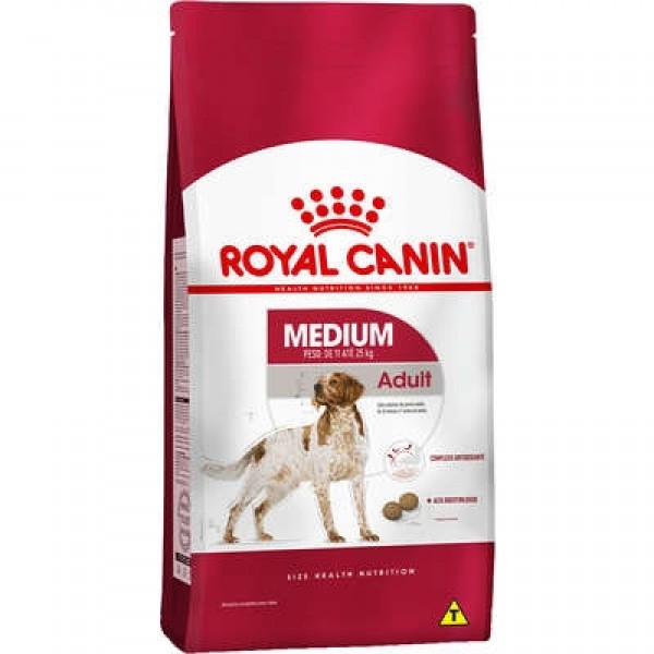Royal Canin Ração Medium para Cães Adultos - 15kg