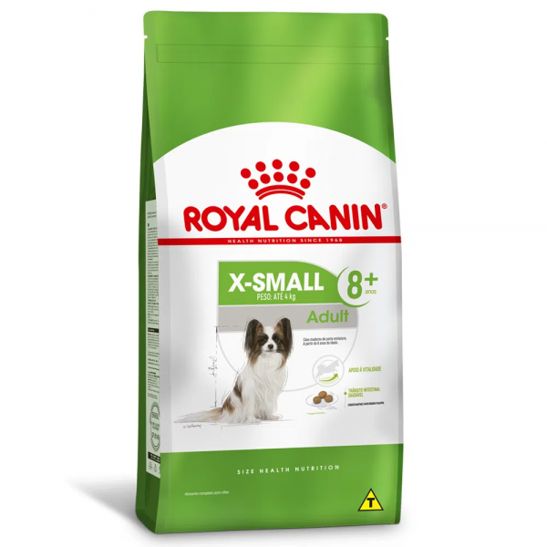 Royal Canin Ração X-Small para Cães Adultos 8+ - 1kg 